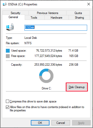 Disk Cleanup Tool