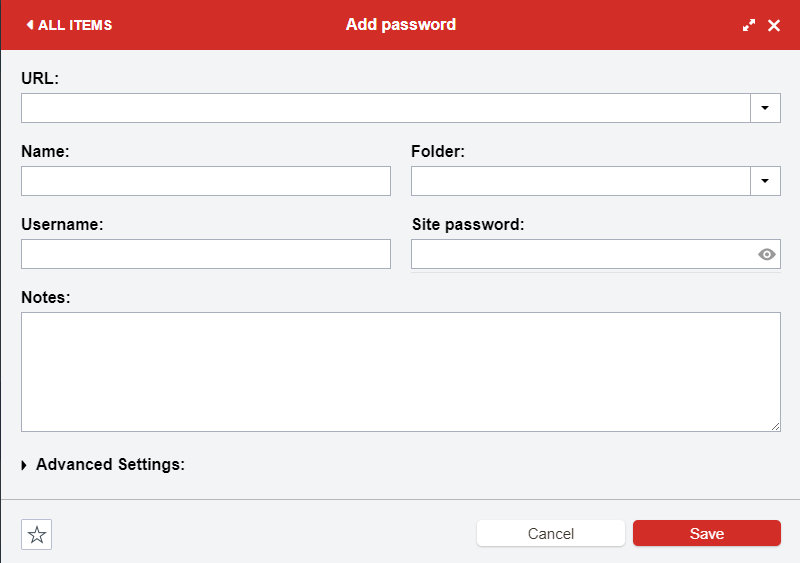 Using a Password Manager